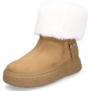 Uncie - Laarzen - Effen - Imitatieleer - Middelhoge Hak