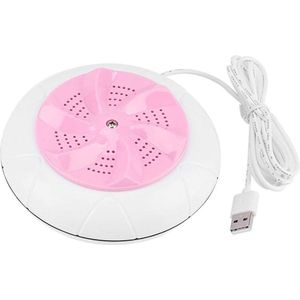 Mini-wasmachine-reinigingsgereedschap voor op reis - draagbare ultrasone wasmachine (roze) - Mini wasmachine