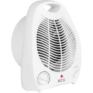 ECG TV 3030 Heat R White -Elektrische Kachel - Elektrische Verwarming voor Binnen - Ventilatorkachel - 2 Standen - Wit