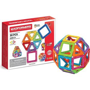 Magformers Basic Set Line - 30 Onderdelen - Magnetisch speelgoed