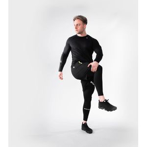 Body & Fit Perfection Flex Legging - Sportlegging voor Mannen - Sport Tight - Sportbroek Heren - Zwart - Maat XL