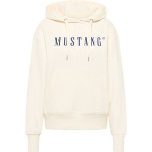 Mustang Dames Sweatshirt MARGO regular fit Wit XS Volwassenen