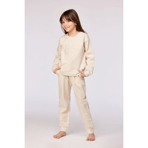 Woody pyjama unisex - beige - 'bedtime buddy' - 252-10-BPC-K/228 - maat 92
