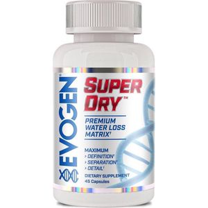 Evogen Nutrition - Super Dry - Afvalsupplement - Sportsupplement - Premium Waterverlies Matrix