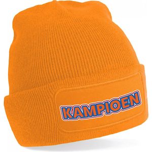 Bellatio Decorations oranje Koningsdag muts - Kampioen - one size