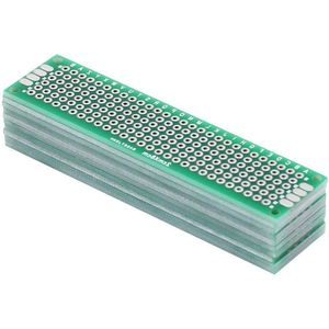 10 Stks 2x8 Cm Double Side PCB Board Prototype Kit Universele Printplaat voor DIY Solderen