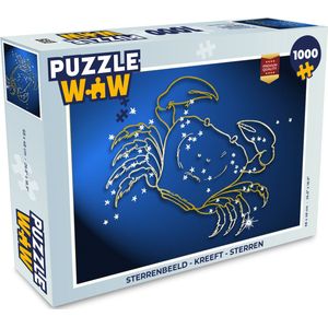 Puzzel Sterrenbeeld - Kreeft - Sterren - Legpuzzel - Puzzel 1000 stukjes volwassenen