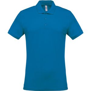Kariban Piqué-herenpolo korte mouwen K254 - Tropical Blue - L