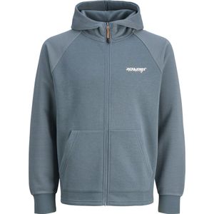 JACK&JONES - JJTHATCHER - Hoodie - Zwart - Lange Mouwen - Ritssluiting