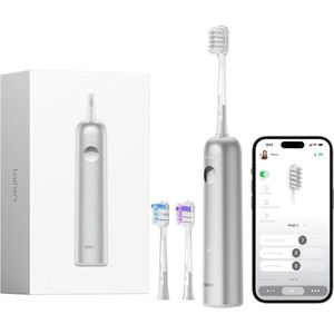 sonische elektrische tandenborstel met app - 3 opzetborstels en waterdichte oplaadbare functie voor volwassenen