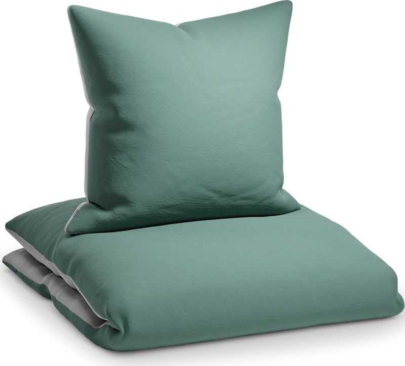 Sleepwise - Soft Wonder-Edition - Dekbedovertrek - Groengrijs - 100% Microvezel-Fleece - Oeko-Tex® Standaard 100