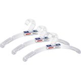 Plasticforte - Kledinghangers - Transparant - 15x - Kunststof - 42 x 18 cm