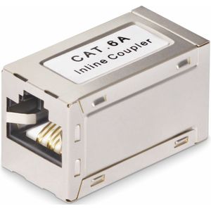 StarTech.com - Shielded RJ45 Koppelstuk - Inline Cat6a Coupler - Female naar Female - T568B Connector - Shielded Ethernet Kabel Verlengstuk