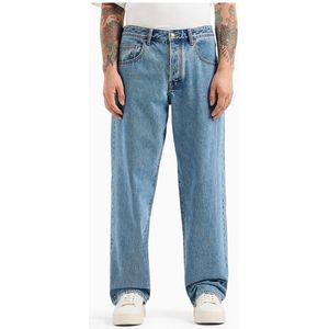 Armani Exchange - 6dzj83_z1zsz - Spijkerbroek - Donkerblauw - Baggy Pasvorm