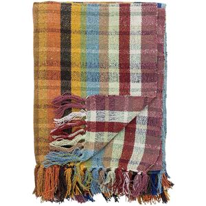 Bloomingville - Elmy - Plaid - Oranje - 160 x 130 cm