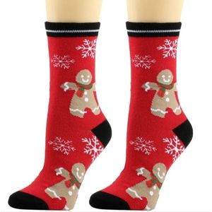 One Size Kerstsokken - Gingerbread - kerstkoek - kerst - Christmas - cadeau - kado