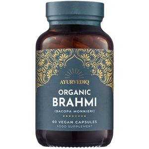 Brahmi Capsules - Bio Organic - Vegan - Bacopa Monnieri - Ayurvediq - 60 stuks