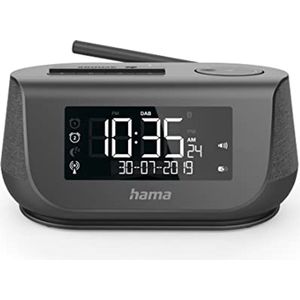 Digitale Radio met Wekker - Bluetooth, DAB+, FM, USB-Oplaadfunctie, 2 Wektijden, Weekendfunctie, Helderheidsregeling