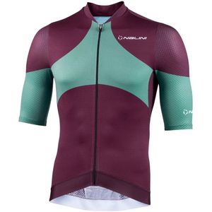Nalini - Heren - Fietsshirt - Korte mouwen - Wielrenshirt - Zomer - NEBRASKA JERSEY - PURPLE/BLUE - XXL