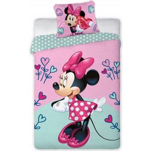 Minnie Mouse Kinderbedden 135x200cm Katoen met Rits