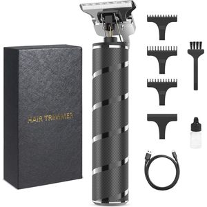 Professionele Draadloze Tondeuse en Baardtrimmer Kit met LED-Display