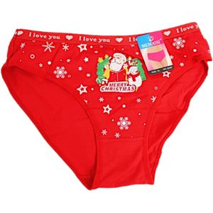 Kerstslip - Kerstonderbroek - Merry Christmas - Maat L