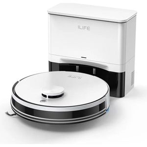 Ilife A30 Pro - Robotstofzuiger met dweilfunctie - 5000 Pa - Zelfstandig legen en laden - 180 min looptijd - Objectdetectie