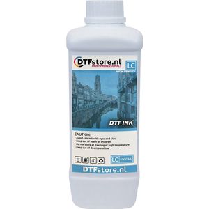 DTF Inkt - 1 liter - Light Cyaan - DTF overdracht - DTF printer - High density - Luneno