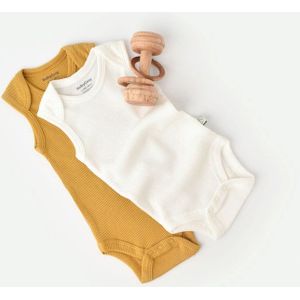 2-pack zachte rompers – Biologisch katoen & Modal Tomiju Baby 18/24M