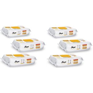 Sleepy 6-Pakket, Sleepy easy clean schoonmaak doekjes (100 doekjes) streeploos schoon, frisse geur, 0% parabeen en chloor. (geschikt voor ramen, badkamer, electronica, elke soort vloeren, enz.)