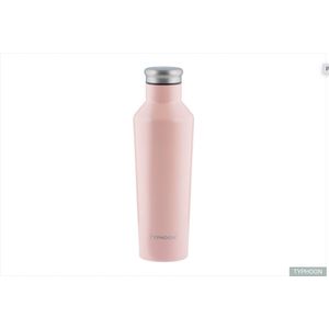 Typhoon Pure dubbelwandige isoleerfles uit rvs roze 500ml