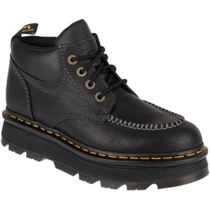 Dr. Martens - Zebzag - Leren Casual Laarzen - Zwart - Met Vier Veterogen