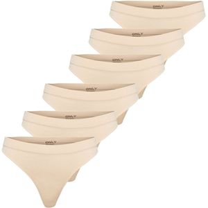 ONLY String ONLCHLOE LACE THONG 6P Set van 6