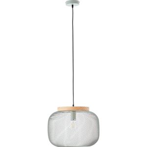 Brilliant lamp Giada hanglamp 39cm lichtgroen/hout metaal/hout groen