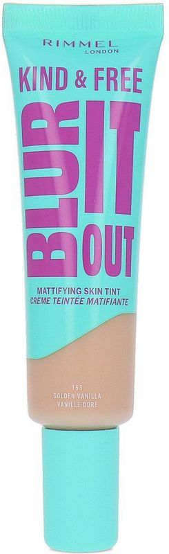 Rimmel - Kind & Free - Foundation - Tint 163 Golden Vanilla - 30 ml