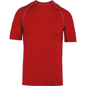PROACT - PA4007 - Functioneel T-shirt - Sporty Red - Korte Mouwen - Anti-UV-bescherming
