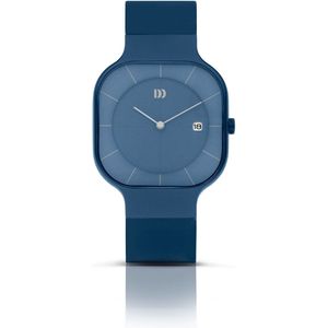 Danish Design Balance Horloge - Danish Design heren horloge - Blauw - diameter 38 mm - roestvrij staal