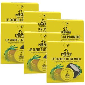 DR PAWPAW - Lip Scrub & Balm Duo - 6 Pak - Voordeelverpakking