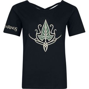 The Lord Of The Rings Elbenblatt Dames T-shirt - zwart - S