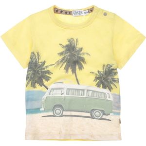Dirkje Jongens Kleding - Gele Tshirt korte Mouwen - 68