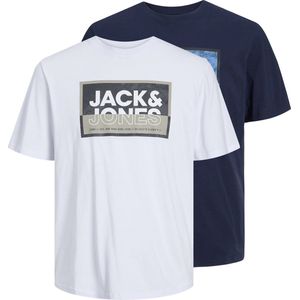JACK&JONES JUNIOR JCOLOGAN TEE SS CREW SS24 2PK MP JNR Jongens T-shirt - Maat 152