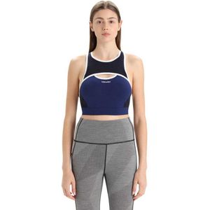 Icebreaker - ZoneKnit - Sport BH - Zwart - Merinowol