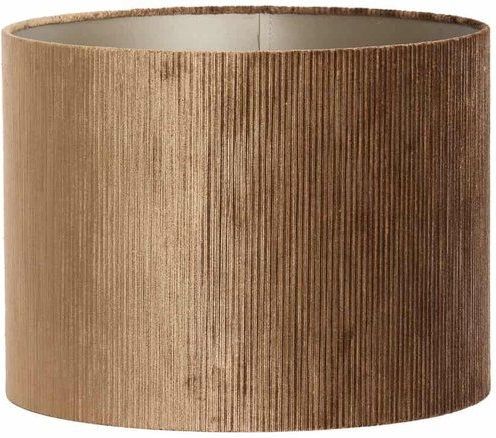 Light & Living - Flair - Lampenkap - Koperkleurig - Fluweel