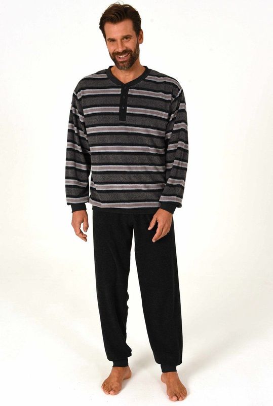 Normann - 22310193768 - Pyjama - Antraciet Grijs - Badstof