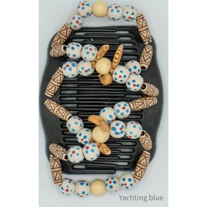 Haarkammen - dubbel - met kralen - haarclip - dubbele kam - kralen - haarclips dames -