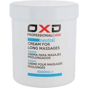 OXD Massagecrème Neutraal Pro – 1000ML| De Beste Keuze voor Langdurige Massages| sport massage