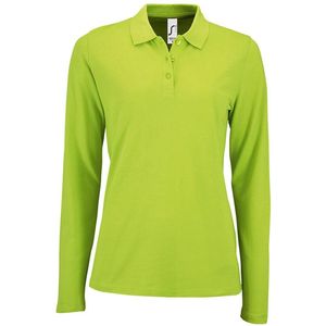 SOL'S Women´s Long-Sleeve Piqué Polo Shirt Perfect L02083 - Apple Green - S