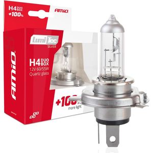 AMiO - LumiTec Silver - Halogeen Dimlicht - H4 12V 60/55W - Set