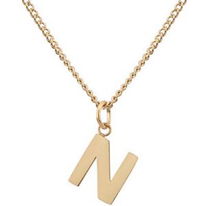 Ketting met A-Z Letters in Goud - Waterproof en Perfect voor Dames