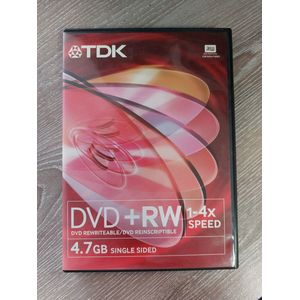TDK DVD+RW 4.7GB 4X Videobox